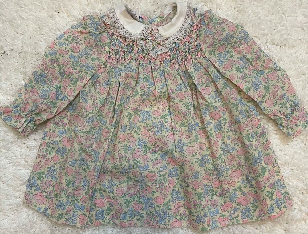 Vintage Polly Flinders vintage dress 18 mos EUC
